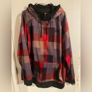 The North Face Apex Dunmoran Multi Color Full Zip Hoodie Size XXL